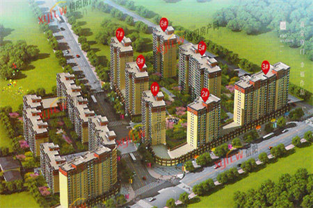 龙都花园2室1厅1卫60㎡带付房